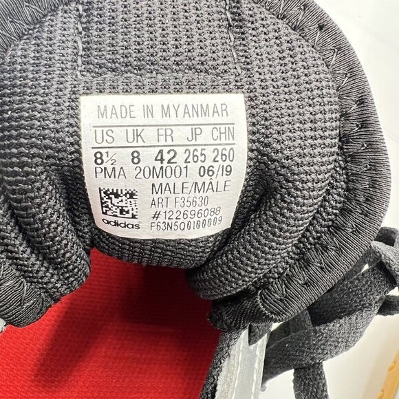 adidas Predator 19.4 Sala J Indoor Soccer Shoes men 8.5 Metallic Silver Black - Picture 10 of 16